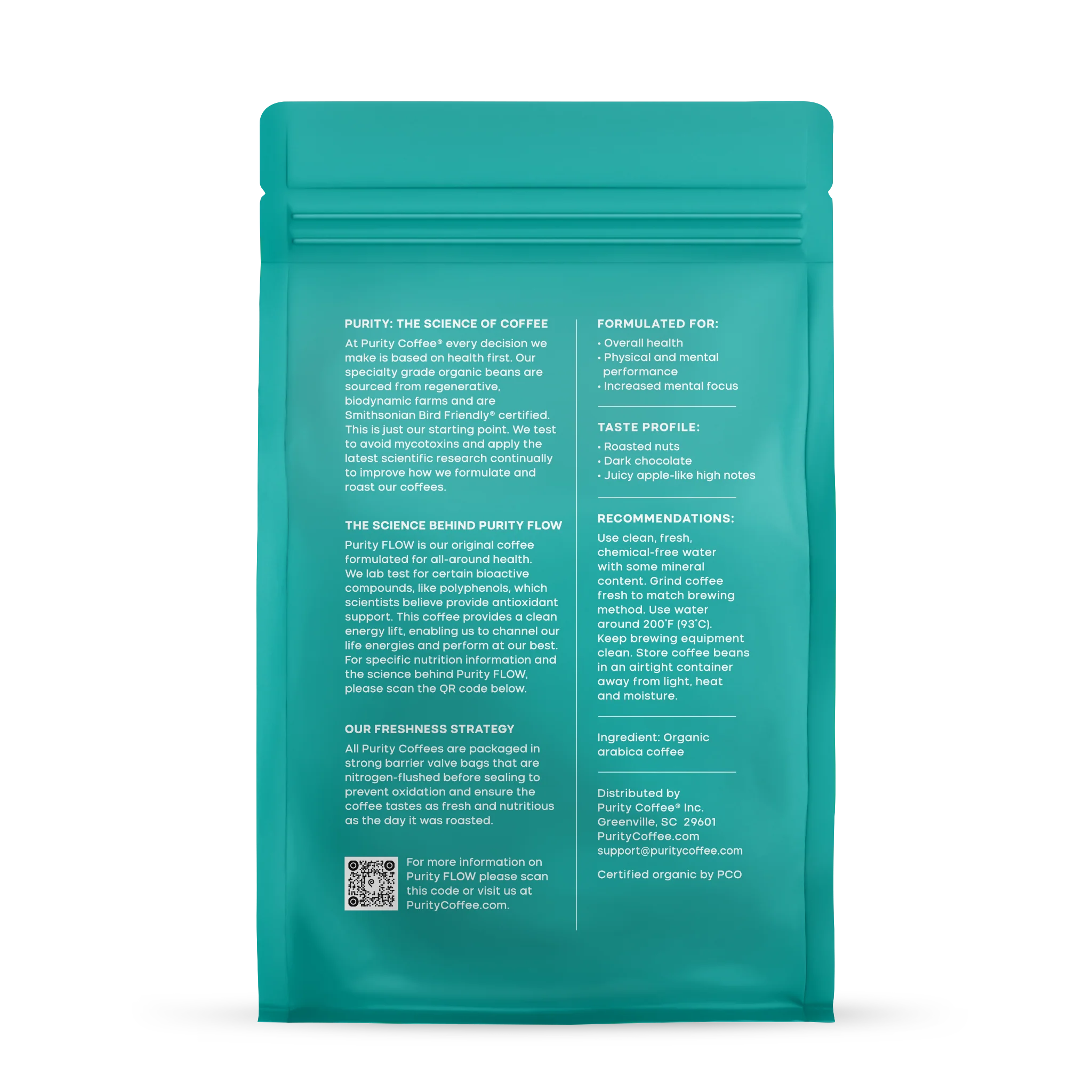 B2B - FLOW: Original Medium Roast Whole Bean Coffee 12oz 6pk - Image 2